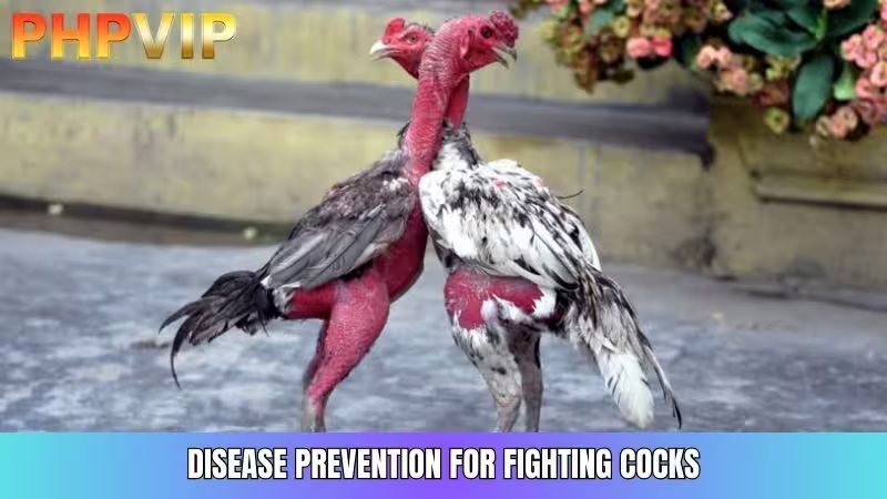 Preventing diseases in gamecocks
